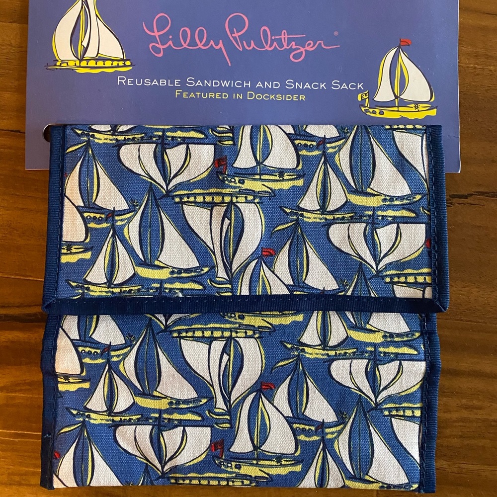 Lilly Pulitzer Reusable Sandwich and Snack Sack